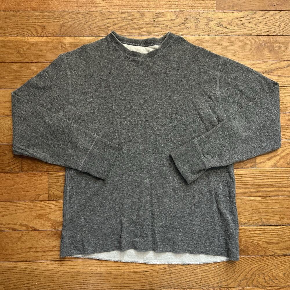 Ll Bean River Driver Thermal Wool Base Layer Long Sleeve Tee Shirt Medium